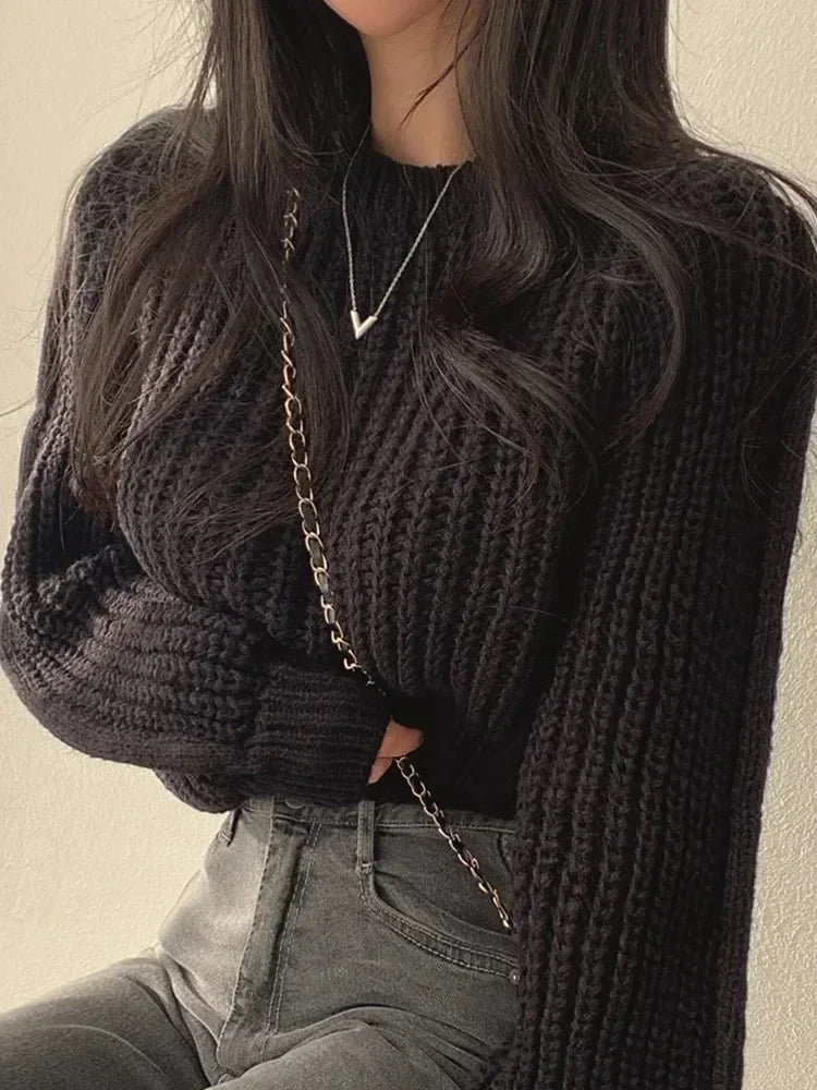 Amélie & Rose™ | Elegant Long Sleeve Sweater