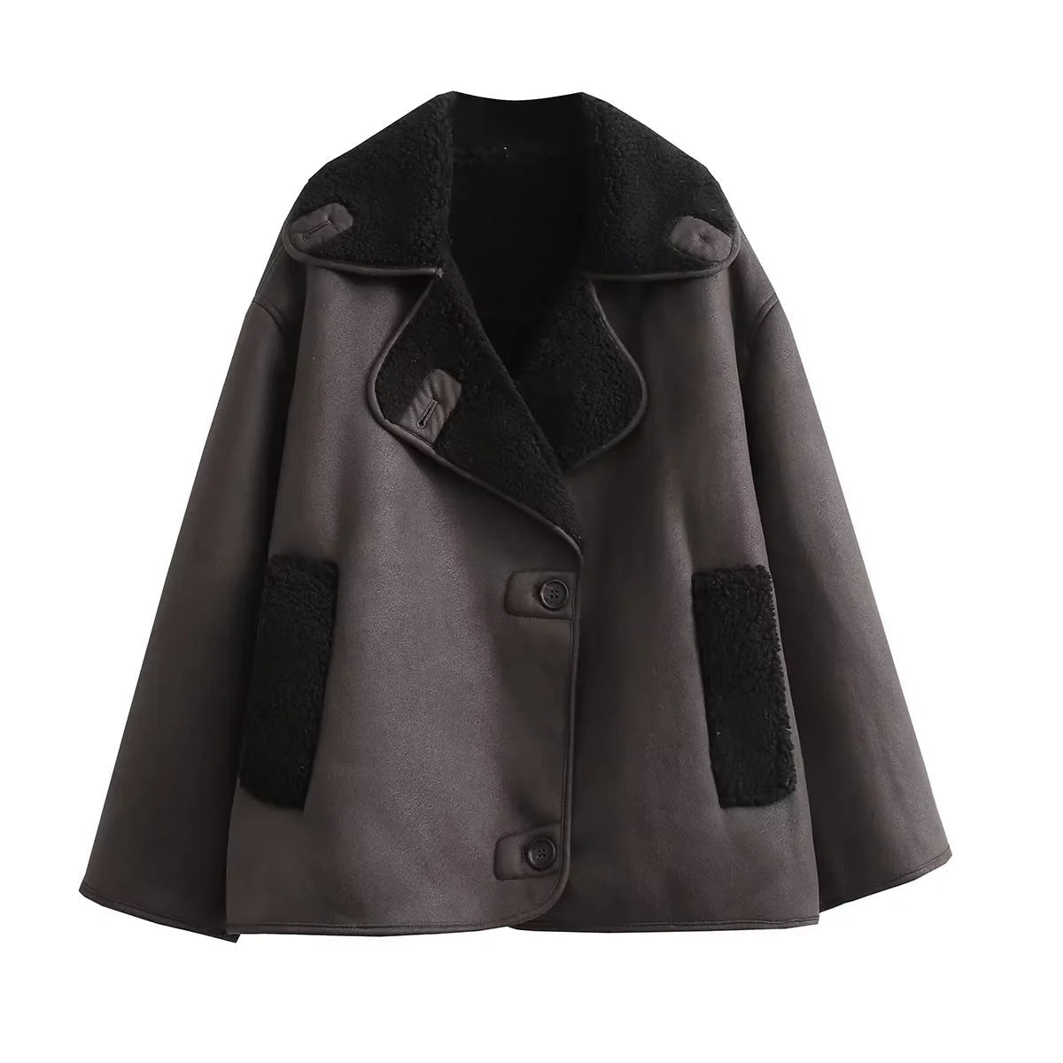 Amélie & Rose™ | Elegant Shearling Jacket