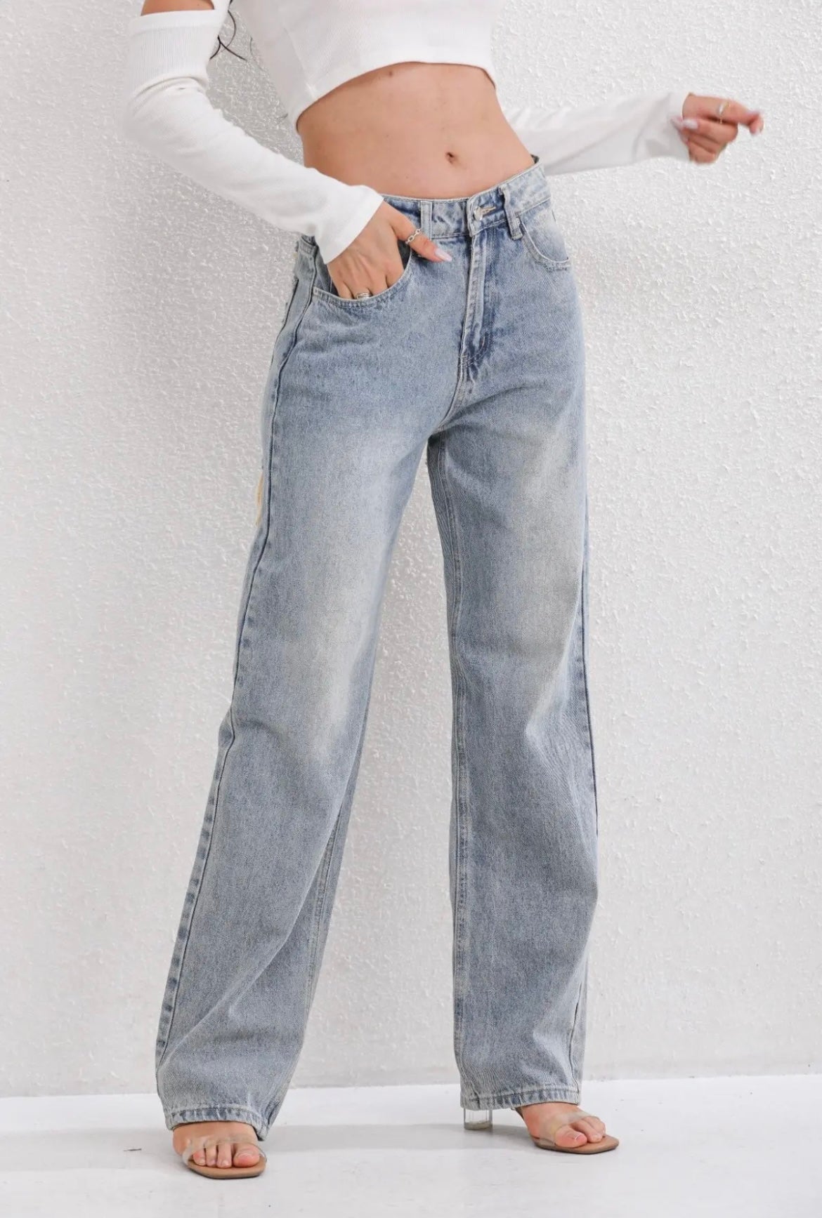 Amélie & Rose™ | Nora Vintage Ripped Jeans