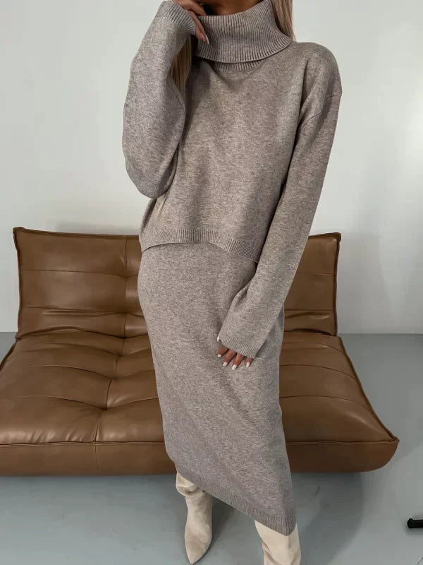Amélie & Rose™ | Matching Dress and Turtleneck Set