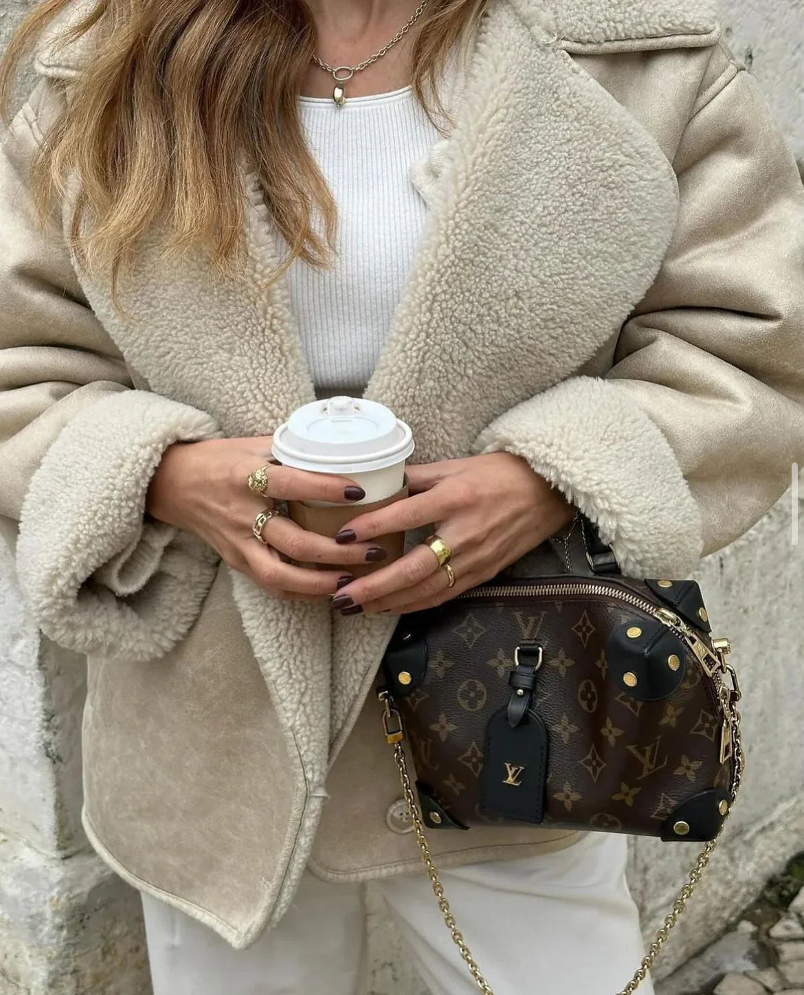 Amélie & Rose™ | Elegant Shearling Jacket