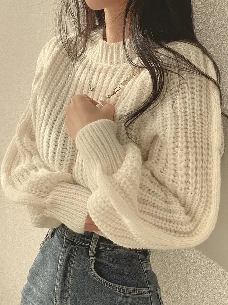 Amélie & Rose™ | Elegant Long Sleeve Sweater